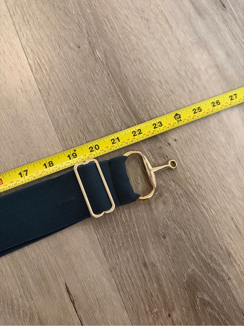 Ellany Equestrian Horse Bit Stretch Belt – Dark Teal & Gold - Picture 7 of 8
